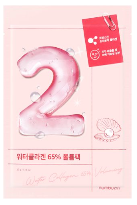 Numbuzin No.2 Water Collagen 65% Voluming Sheet Mask