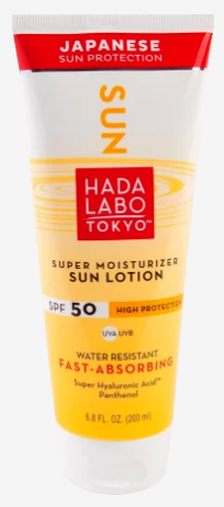 HADA LABO Mlieko na opaľovanie SPF 50