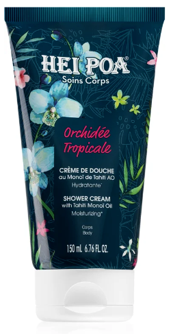 Hei Poa Tahiti Monoi Oil Tropical Orchid Shower Cream 