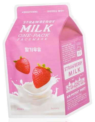 A´pieu One-Pack Milk Mask Strawberry