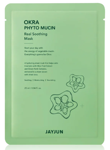Jayjun Okra Phyto Mucin Real Soothing Mask 
