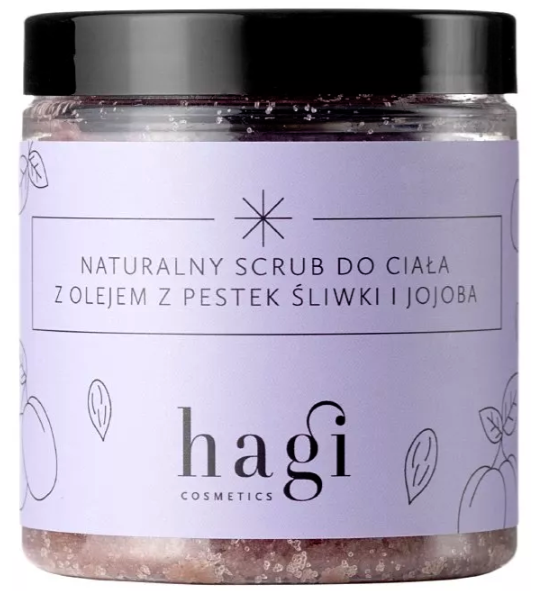 Hagi Prírodný telový peeling s jojobovým a slivkovým olejom