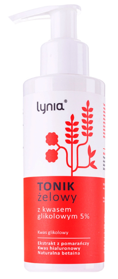 Lynia Gélové tonikum s 5% kyselinou glykolovou