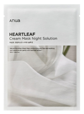 Anua Heartleaf Cream Mask Night Solution