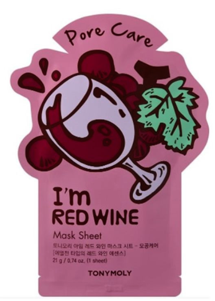 Tonymoly I`m Real Red Wine Mask Sheet Pore Care