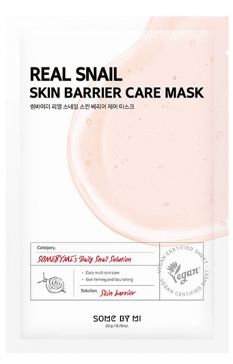 Some By Mi Real Snail Skin Barrier Care Mask