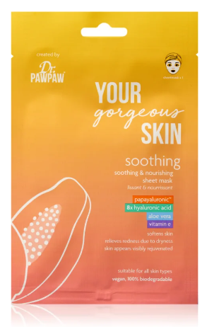 Dr. Pawpaw YOUR gorgeous SKIN Soothing Sheet mask 