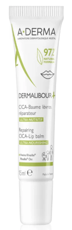 A-Derma Dermalibour+ Repairing CICA - Lip Balm