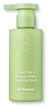 ByWishtrend Green Tea & Enzyme Milky Foaming Wash 