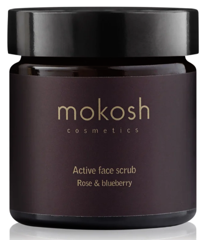 Mokosh Rose & Blueberry Active Face Scrub 