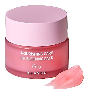 KLAVUU Nourishing Care Lip Sleeping Mask Berry 