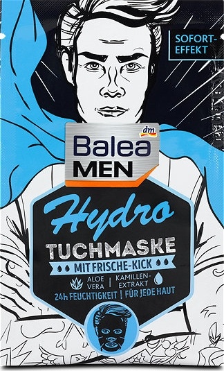 Balea textilná pleťová maska Hydro