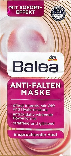 Balea pleťová maska proti vráskam