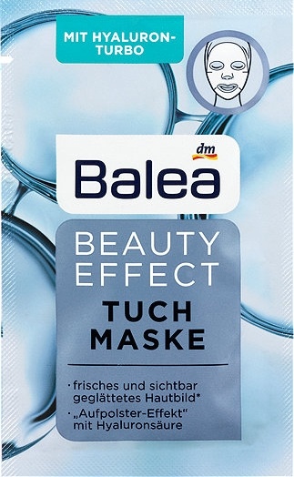 Balea textilná pleťová maska Beauty Effect