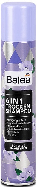 Balea suchý šampón 6v1 s UV filtrom
