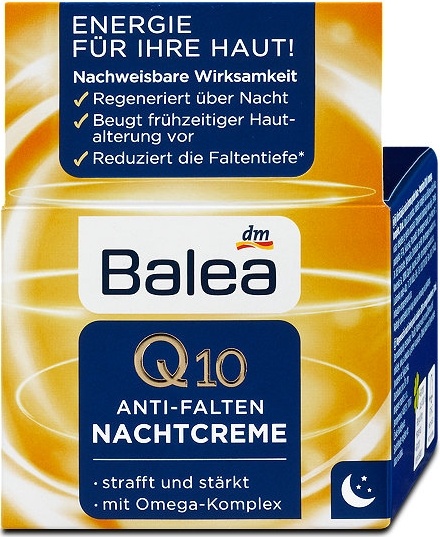 Balea nočný krém proti vráskam Q10
