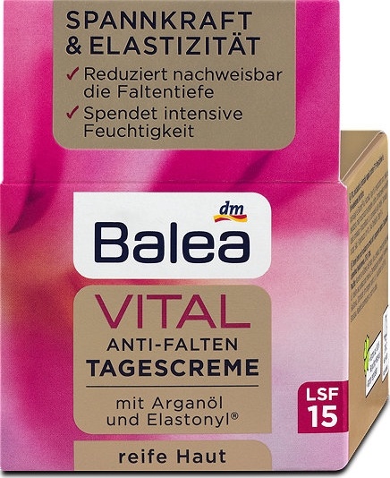 Balea Denný krém proti vráskam Vital s SPF 15
