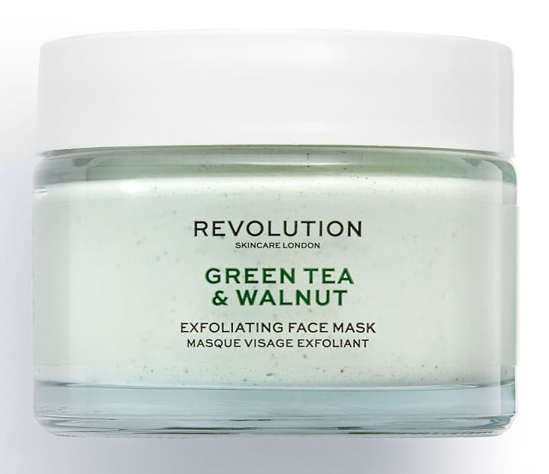 Revolution Skincare Green Tea & Walnut Exfoliating Face Mask
