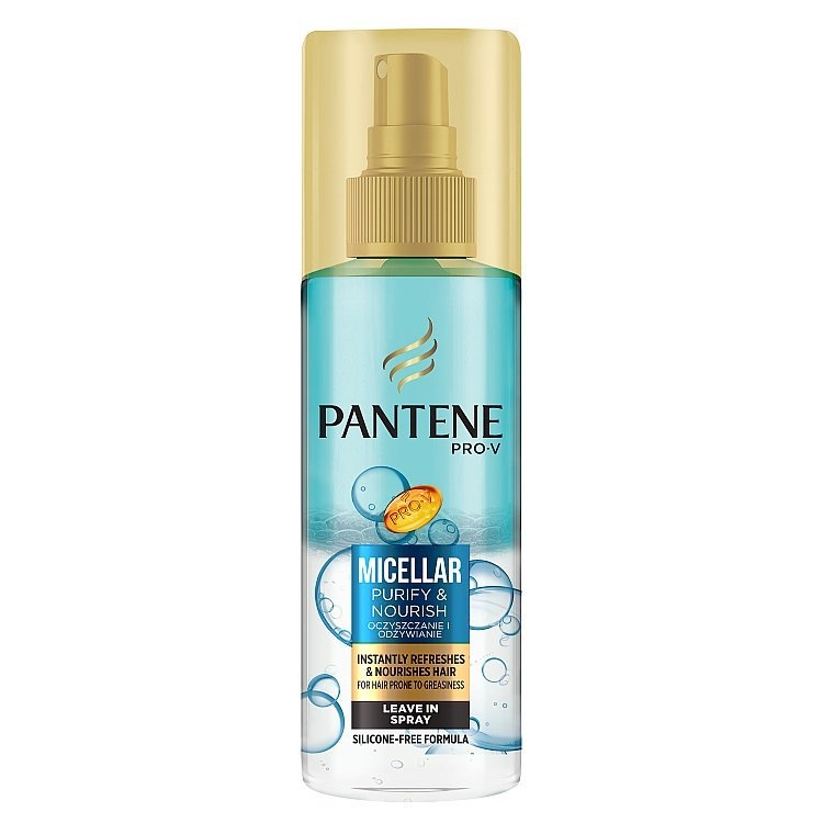 Pantene Micellar Purify & Nourish Leave In Spray For Greasy Hair