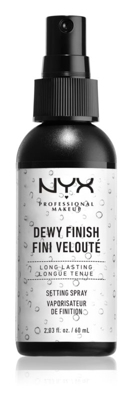 NYX Long Lasting Make Up Setting Spray Dewy Finish 