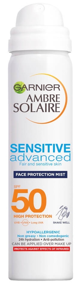 Garnier Ambre Solaire Sensitive Advanced Protecting and Hydrating Face Mist SPF50