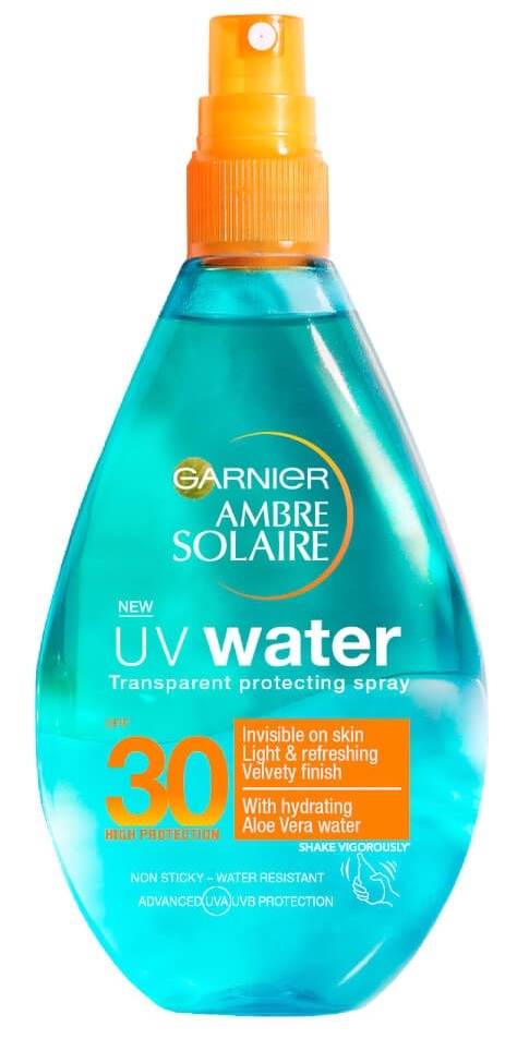 Garnier Ambre Solaire UV Water Clear Sun Cream Spray SPF30