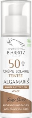 Laboratoire Biarritz Alga Maris Organic Tinted Face Sun Cream SPF50