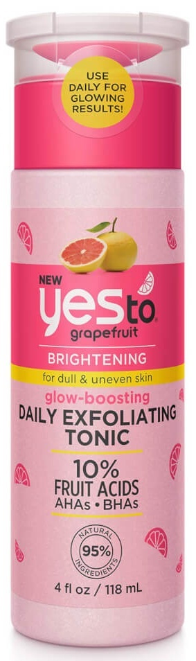 Yes To Grapefruit Glow-Boosting Daily Exfoliating Tonic