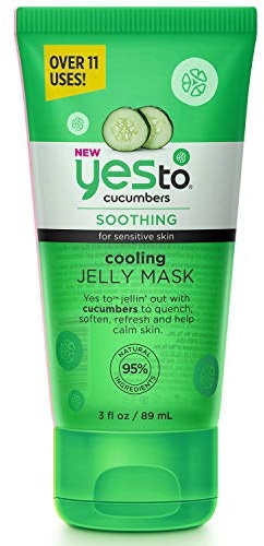 Yes To Cucumbers Cooling Jelly Mask for Sensitive Skin