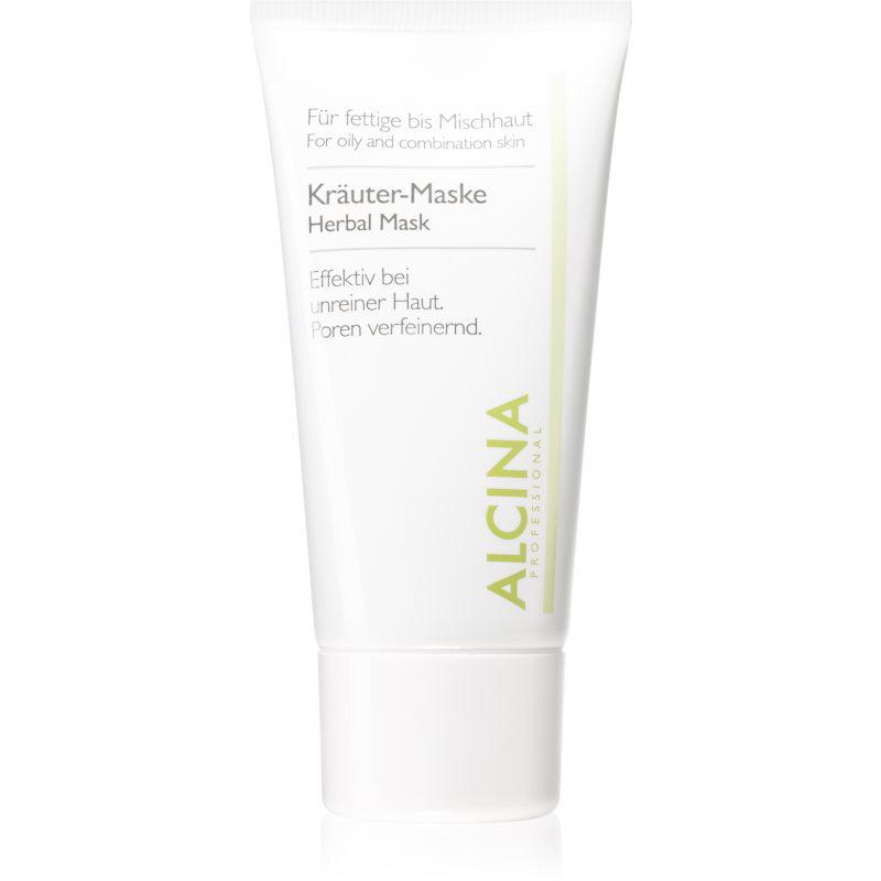 Alcina For Oily Skin bylinná maska proti lesknutiu pleti a rozšíreným pórom 