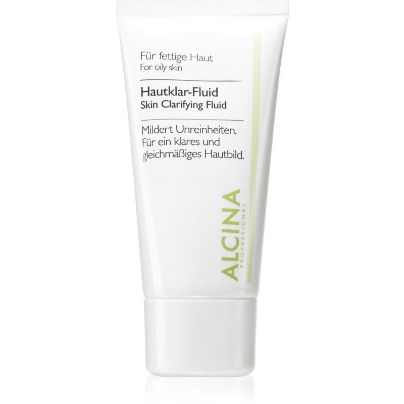 Alcina For Oily Skin bylinný fluid pre rozjasnenie pleti 