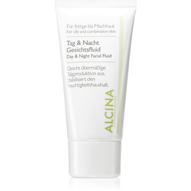 Alcina For Oily Skin denný a nočný fluid pre reguláciu mazotoku 