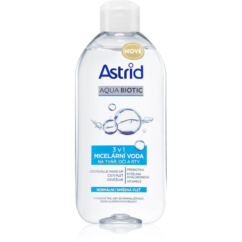 Astrid Aqua Biotic micelárna voda 3v1 pre normálnu až zmiešanú pleť 