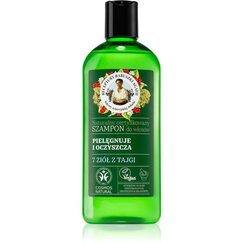 Babushka Agafia Deep Cleansing & Care 7 Taiga Herbs hĺbkovo čistiaci šampón 