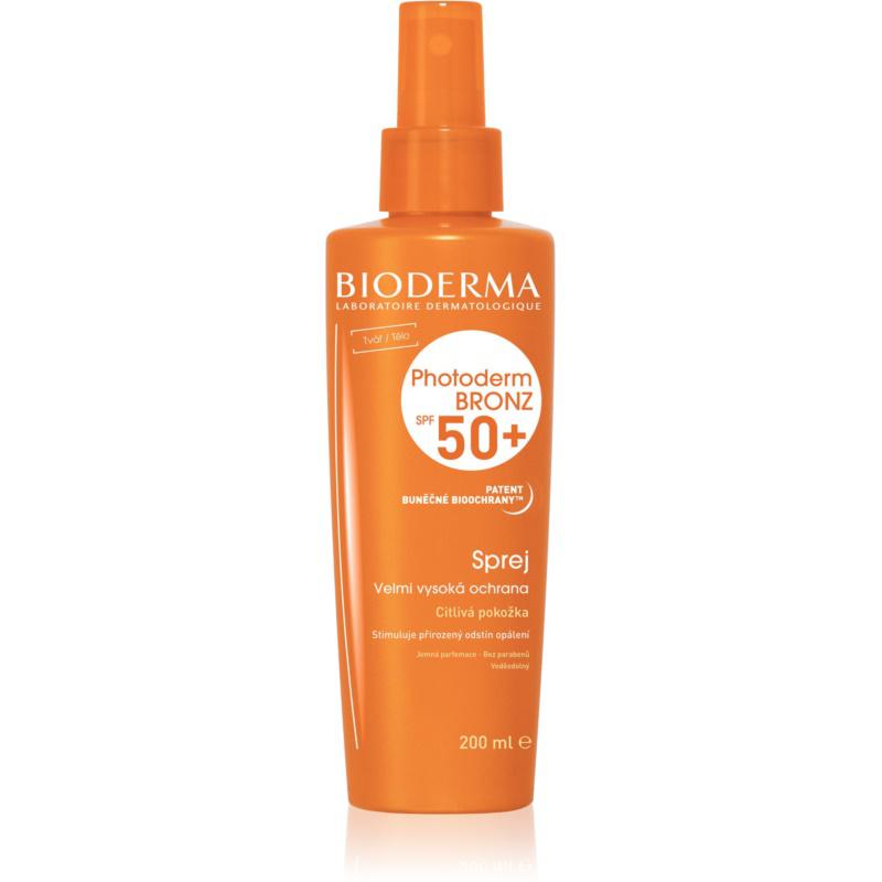 Bioderma Photoderm Bronz SPF 50+ sprej na opaľovanie SPF 50+ 
