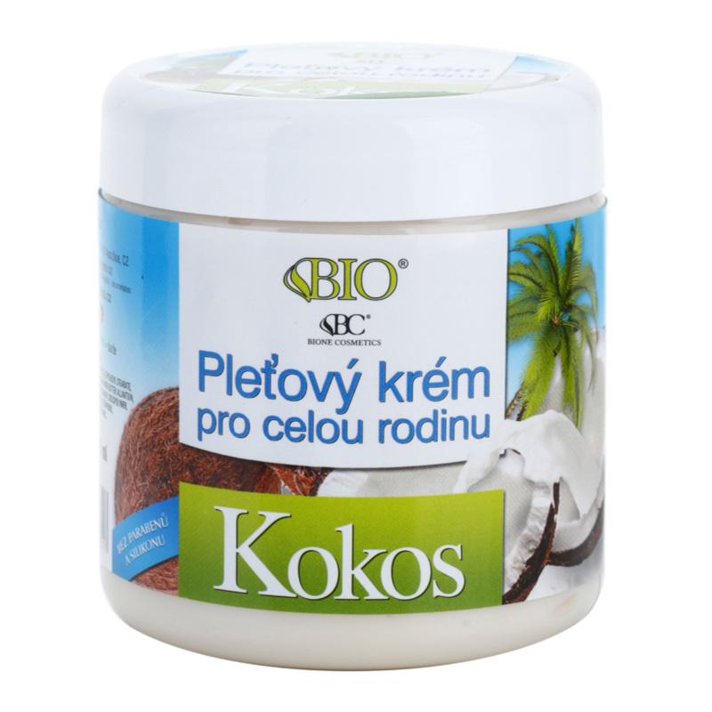 Bione Cosmetics Coconut pleťový krém pre celú rodinu s kokosom 