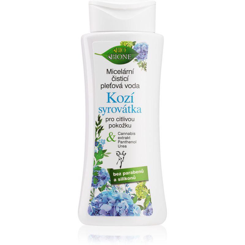 Bione Cosmetics Kozí Syrovátka jemná čistiaca micelárna voda pre citlivú pleť 