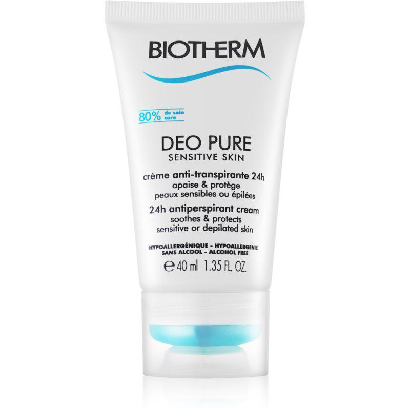 Biotherm Deo Pure Sensitive Skin krémový antiperspirant pre citlivú a depilovanú pokožku 