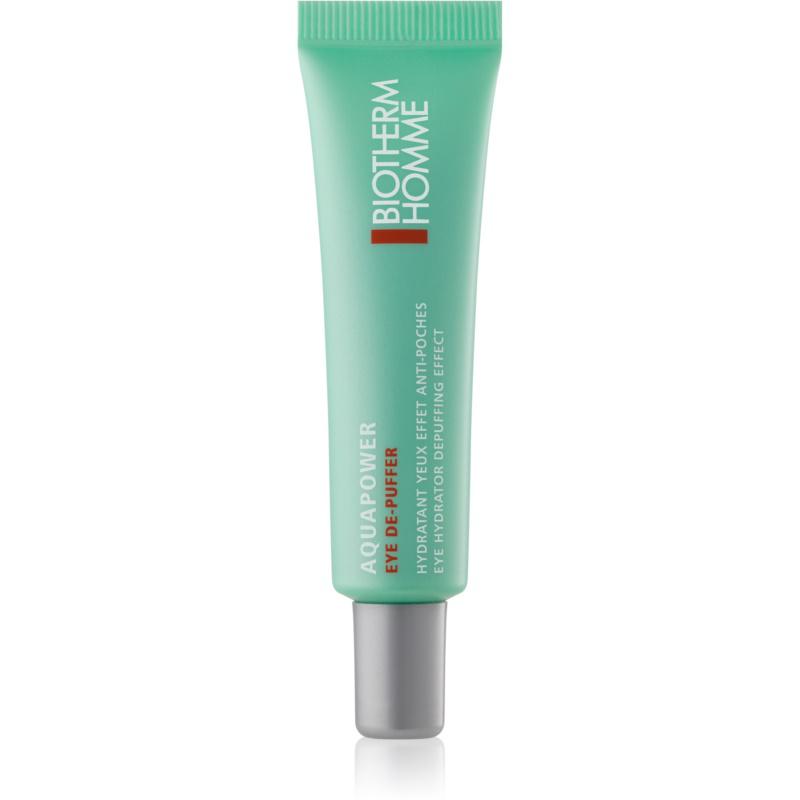 Biotherm Homme Aquapower Eye De-Puffer hydratačný očný gél proti opuchom 