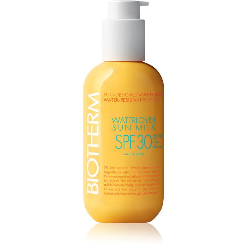 Biotherm Waterlover Sun Milk vodeodolné mlieko na opaľovanie SPF 30 
