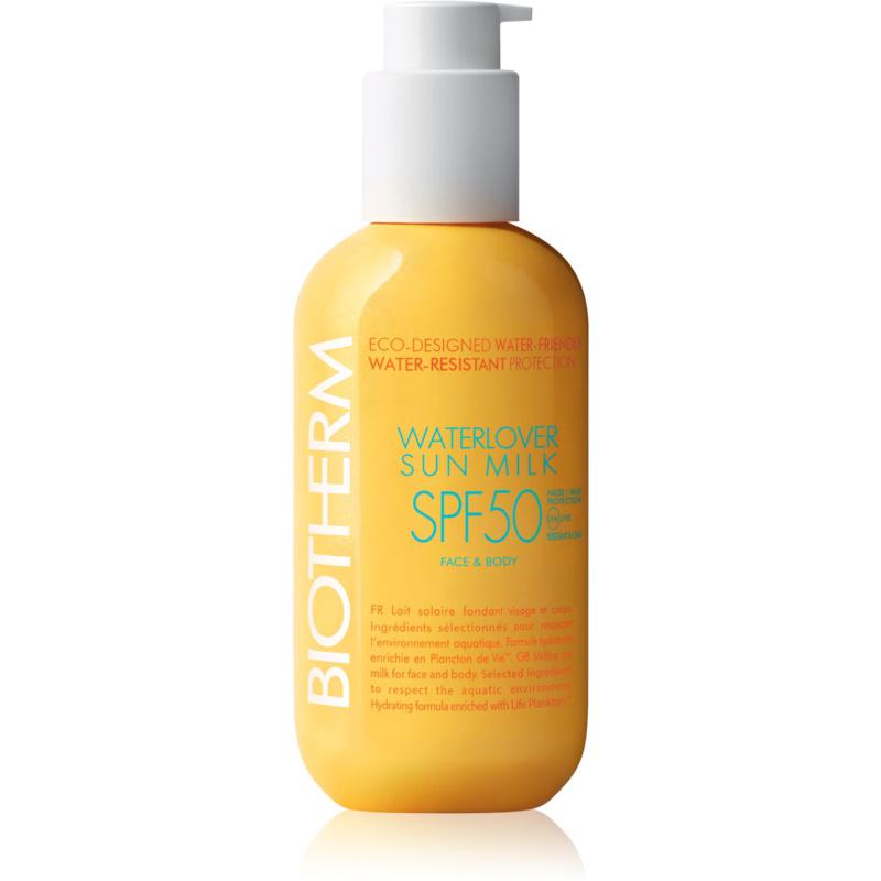 Biotherm Waterlover Sun Milk vodeodolné mlieko na opaľovanie SPF 50 