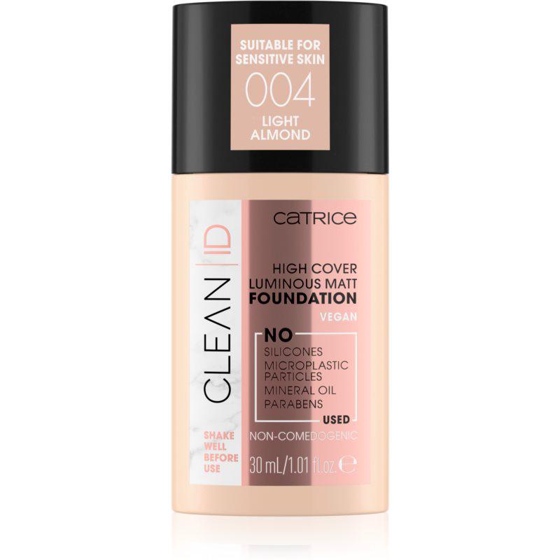 Catrice Clean ID High Cover Luminous Matt krycí make-up s matným efektom