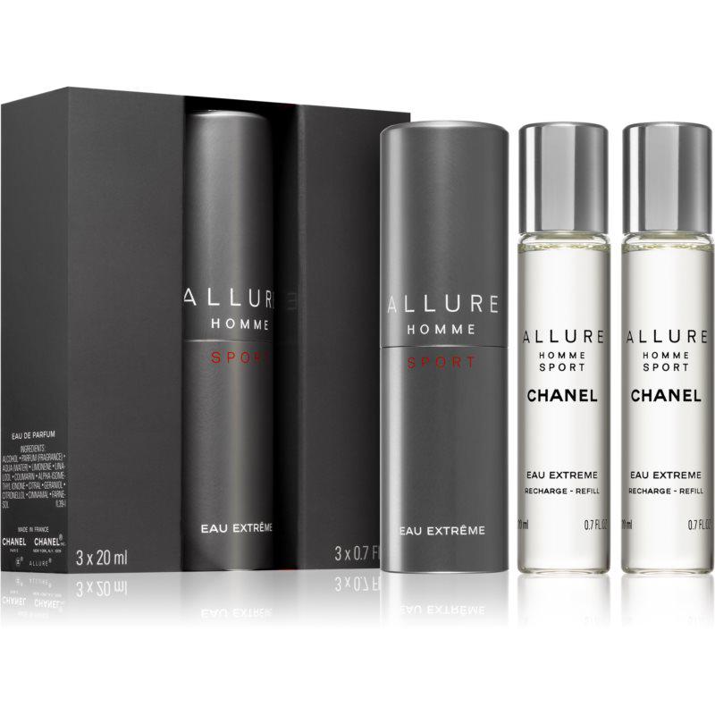 Chanel Allure Homme Sport Eau Extreme toaletná voda (1x plniteľná + 2x náplň) pre mužov 