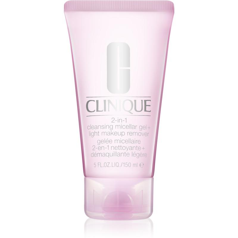 Clinique 2-in-1 Cleansing Micellar Gel + Light Makeup Remover čistiaci micelárny gél 
