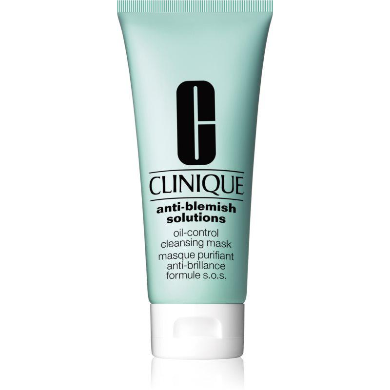 Clinique Anti-Blemish Solutions™ Oil-Control Cleansing Mask čistiaca maska pre mastnú a zmiešanú pleť 