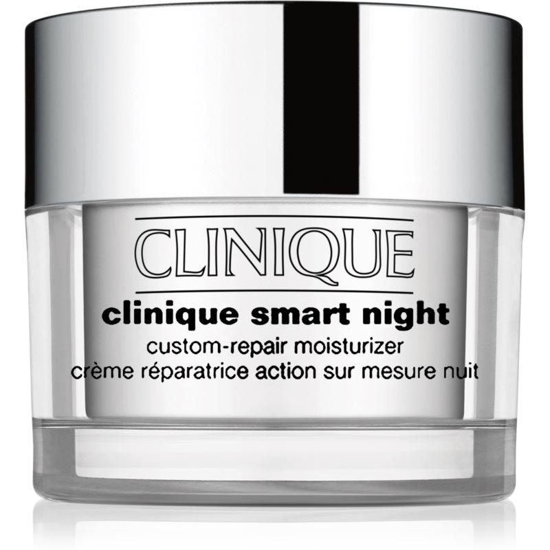 Clinique Smart Night™ Custom-Repair Moisturizer hydratačný nočný krém proti vráskam pre suchú až veľmi suchú pleť 