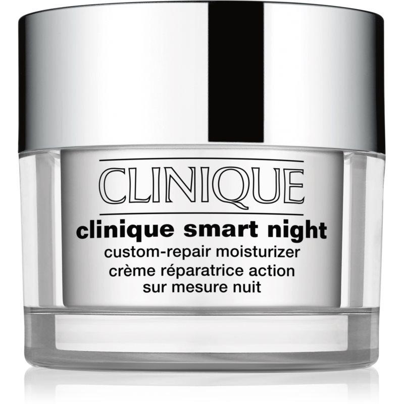Clinique Smart Night™ Custom-Repair Moisturizer hydratačný nočný krém proti vráskam pre zmiešanú až mastnú pleť 