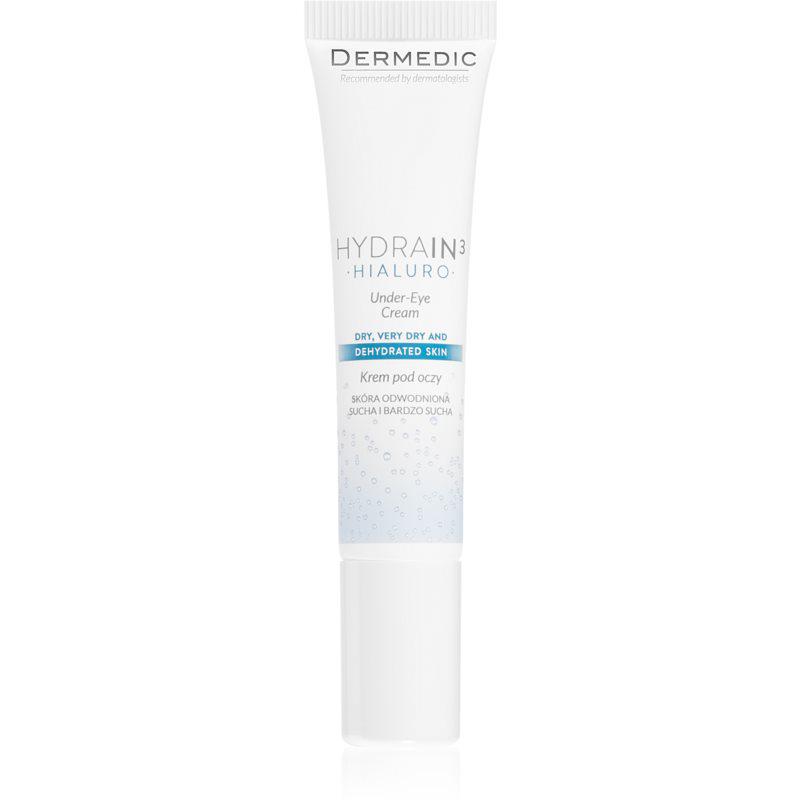 Dermedic Hydrain3 Hialuro očný krém pre dehydratovanú suchú pleť 