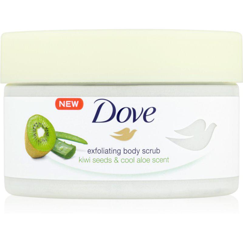 Dove Exfoliating Body Scrub Kiwi Seeds & Cool Aloe zjemňujúci telový peeling 