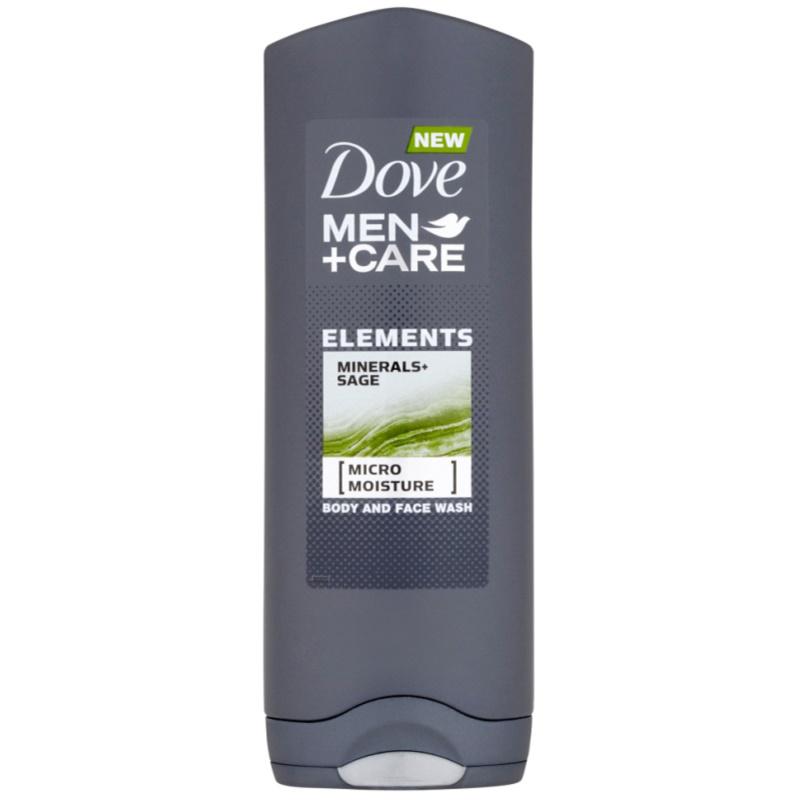 Dove Men+Care Elements sprchový gél na tvár a telo 2 v 1 